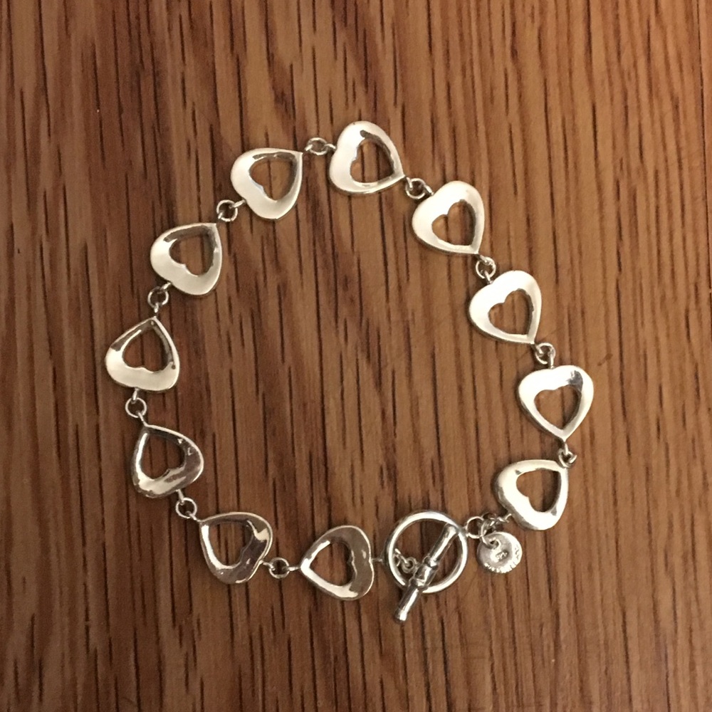 Heart Bracelet (Sterling Silver)
